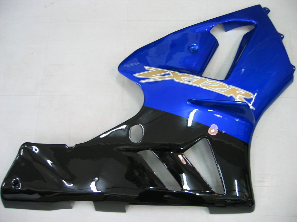 Fairings Kawasaki ZX12R Ninja Blue Black ZX12R (2002-2005) Generic