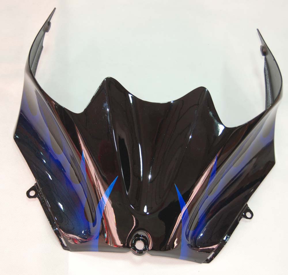 Fairings 2006-2011 Kawasaki ZX14R Black & Blue Flame Ninja Generic