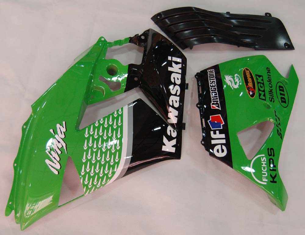 Fairings 2006-2011 Kawasaki ZX14R Green Black No.56 Nakano Generic