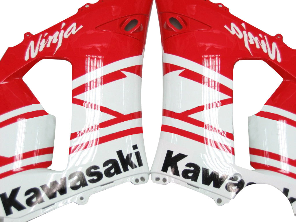 Fairings 2005-2006 Kawasaki ZX6R 636 Red White Black Ninja Generic