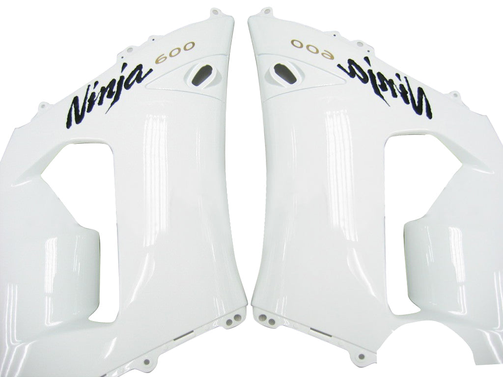 Fairings 2005-2006 Kawasaki ZX6R 636 White ZX6R Ninja Generic