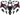 Fairings 2005-2006 Kawasaki ZX6R 636 Black & Purple Flame Ninja Generic