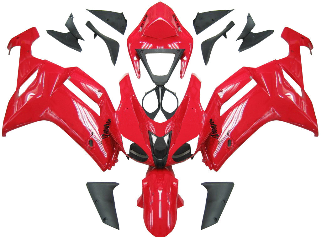 Fairings 2007-2008 Kawasaki ZX6R ZX636 Red Ninja ZX6R Generic