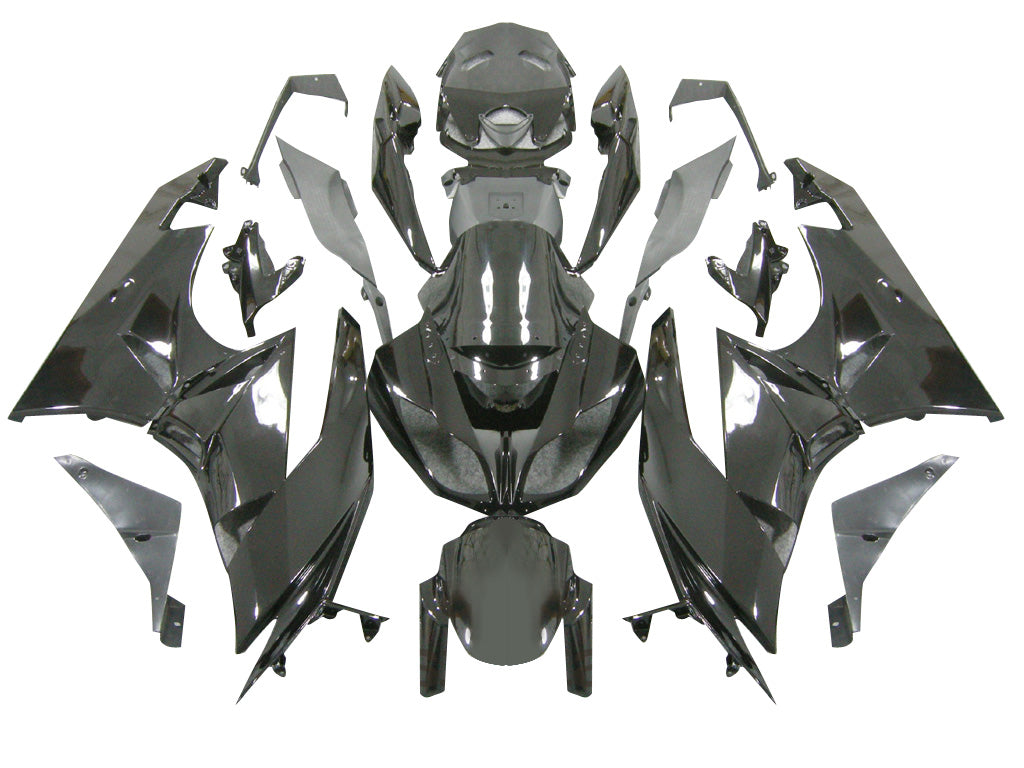 2009-2012 Fairings Kawasaki ZX6R ZX636 All Black Ninja Generic