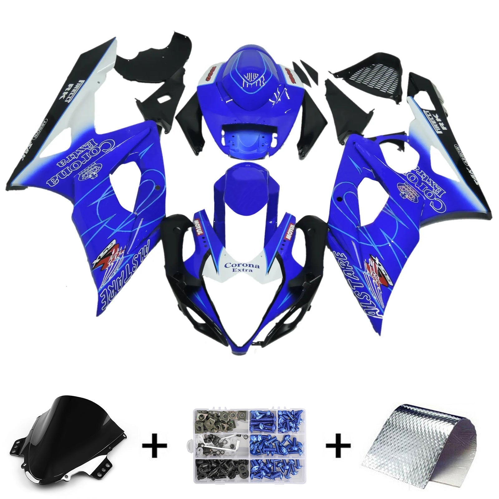 Amotopart Suzuki GSXR1000 2005-2006 K5 Fairing Kit Bodywork Plastic ABS