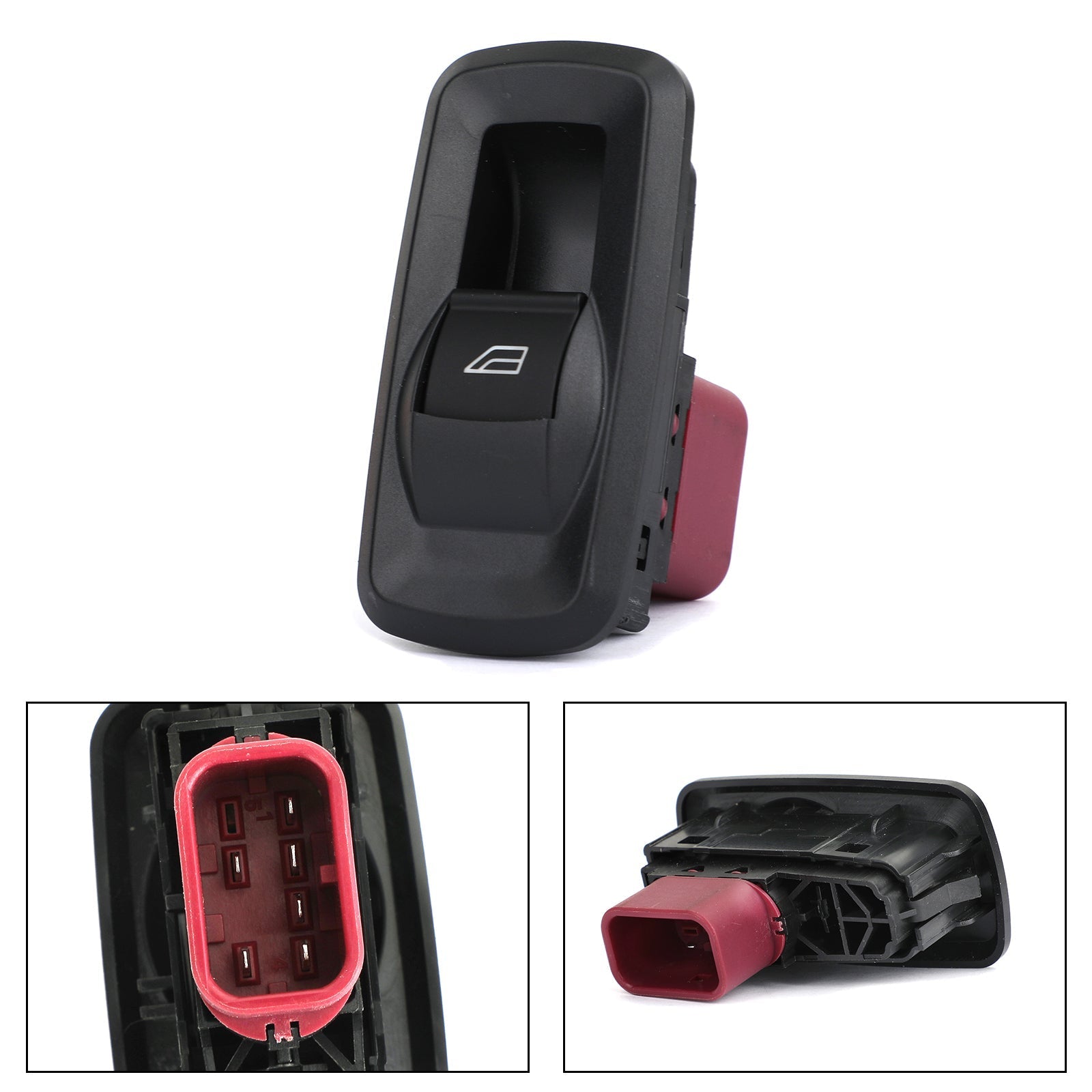 Electric Window Control Switch 6P Fits For Ford Fiesta VI 1.25 1.4 1.6 TDCi 2008-On Generic