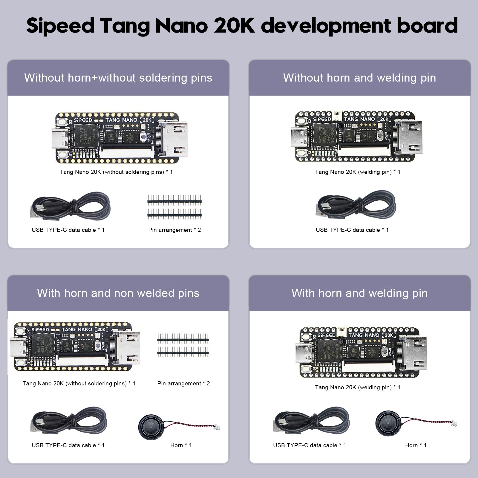 Sipeed Tang Nano 20K Development Board Open Source FPGA Retro Game with Speaker