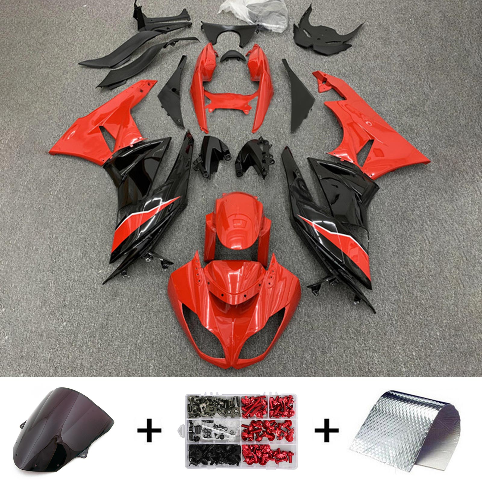 Kawasaki ZX6R 636 2009-2012 Kit Carenado Carrocería Plástico ABS