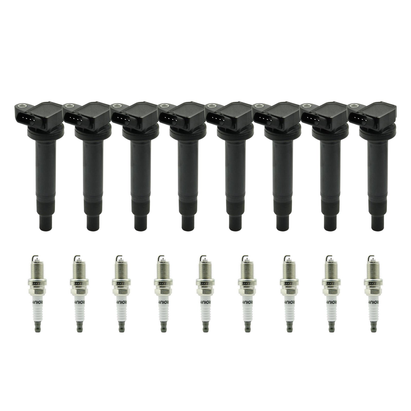 Lexus LX470 1998-2007 Toyota Land Cruiser 4.7L 8PCS Ignition Coil+Spark Plug UF230 90080-91180 90919-02249