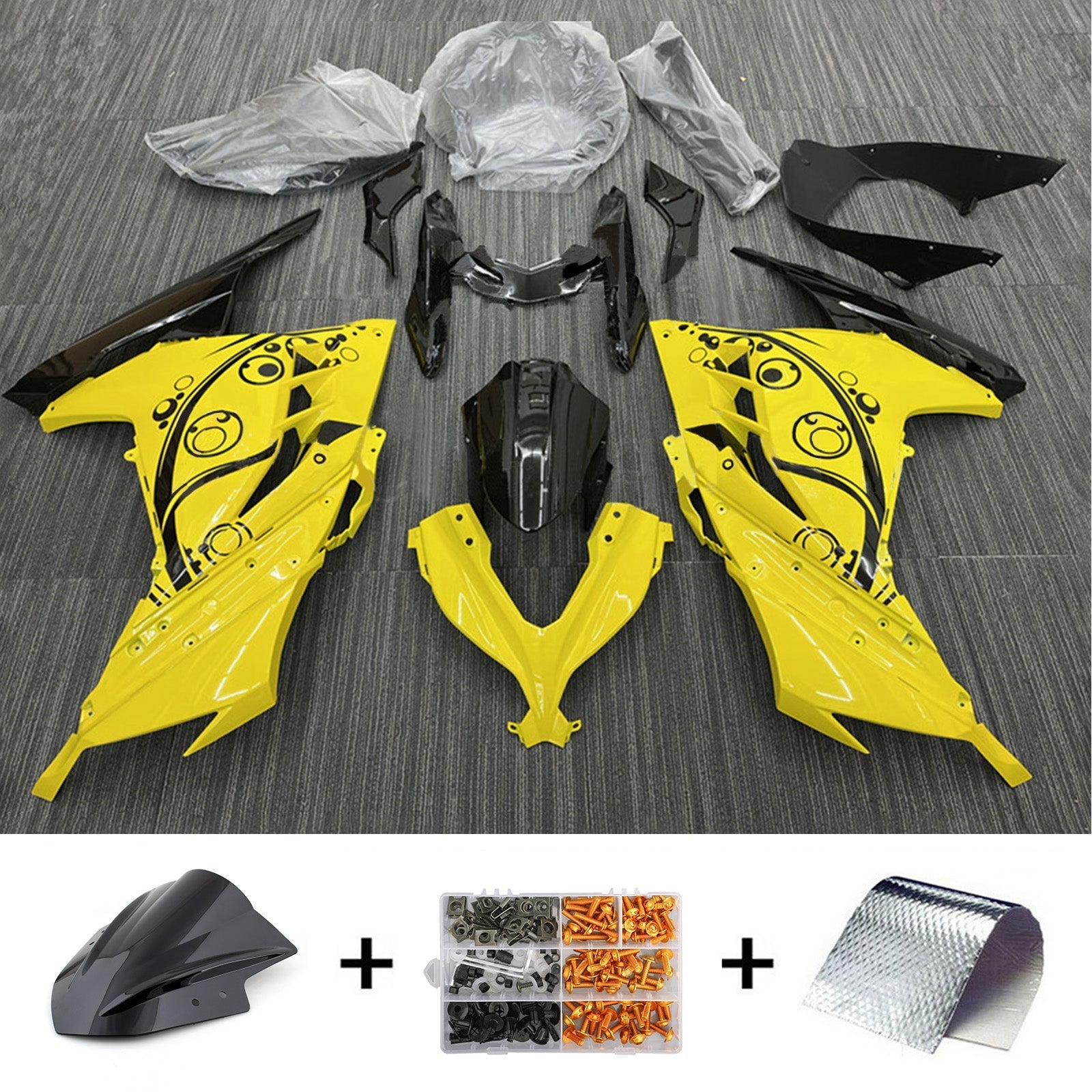 Kawasaki EX300 Ninja300 2013-2024 Fairing Kit Bodywork Plastic ABS