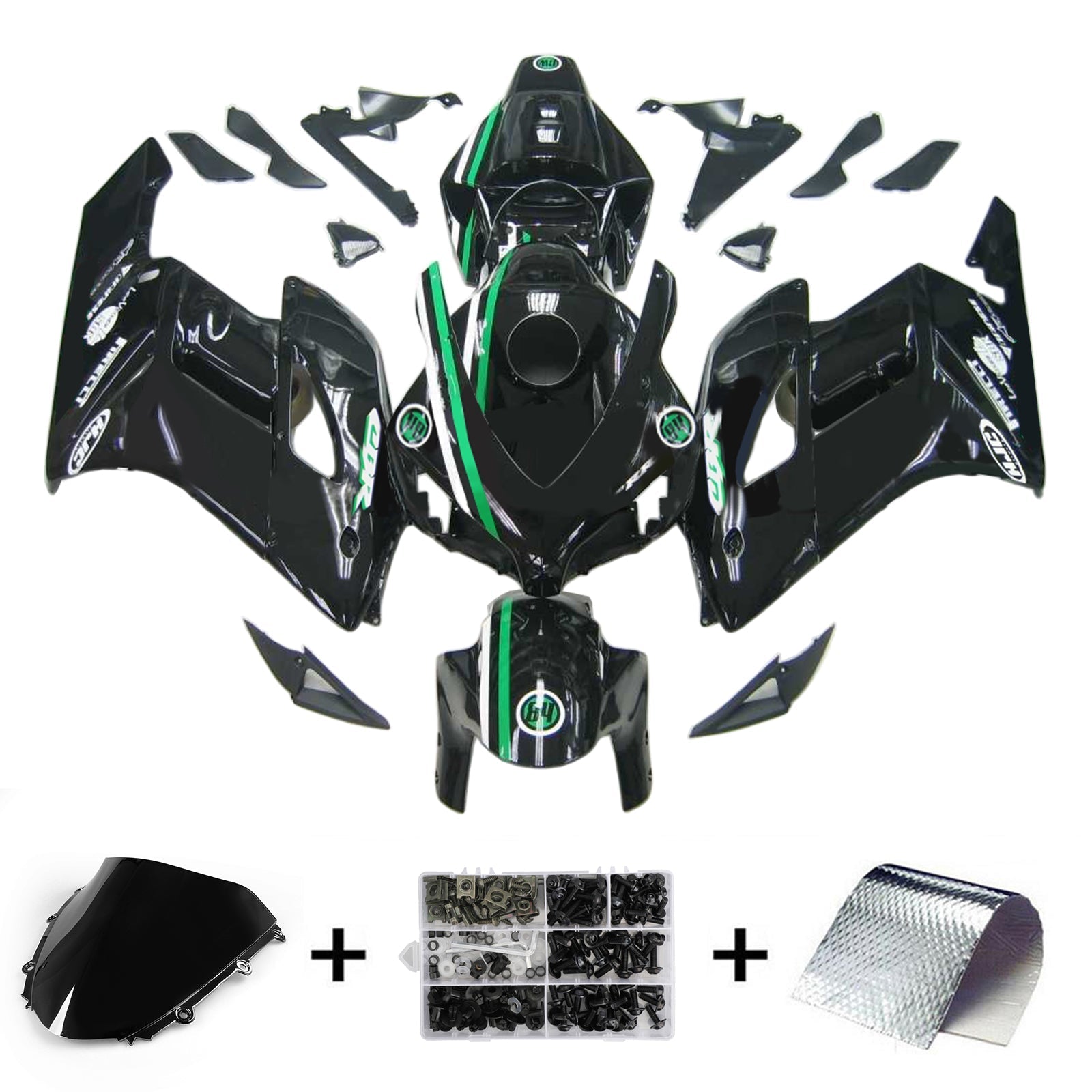 Honda CBR1000RR 2004-2005 Fairing Kit Bodywork Plastic ABS