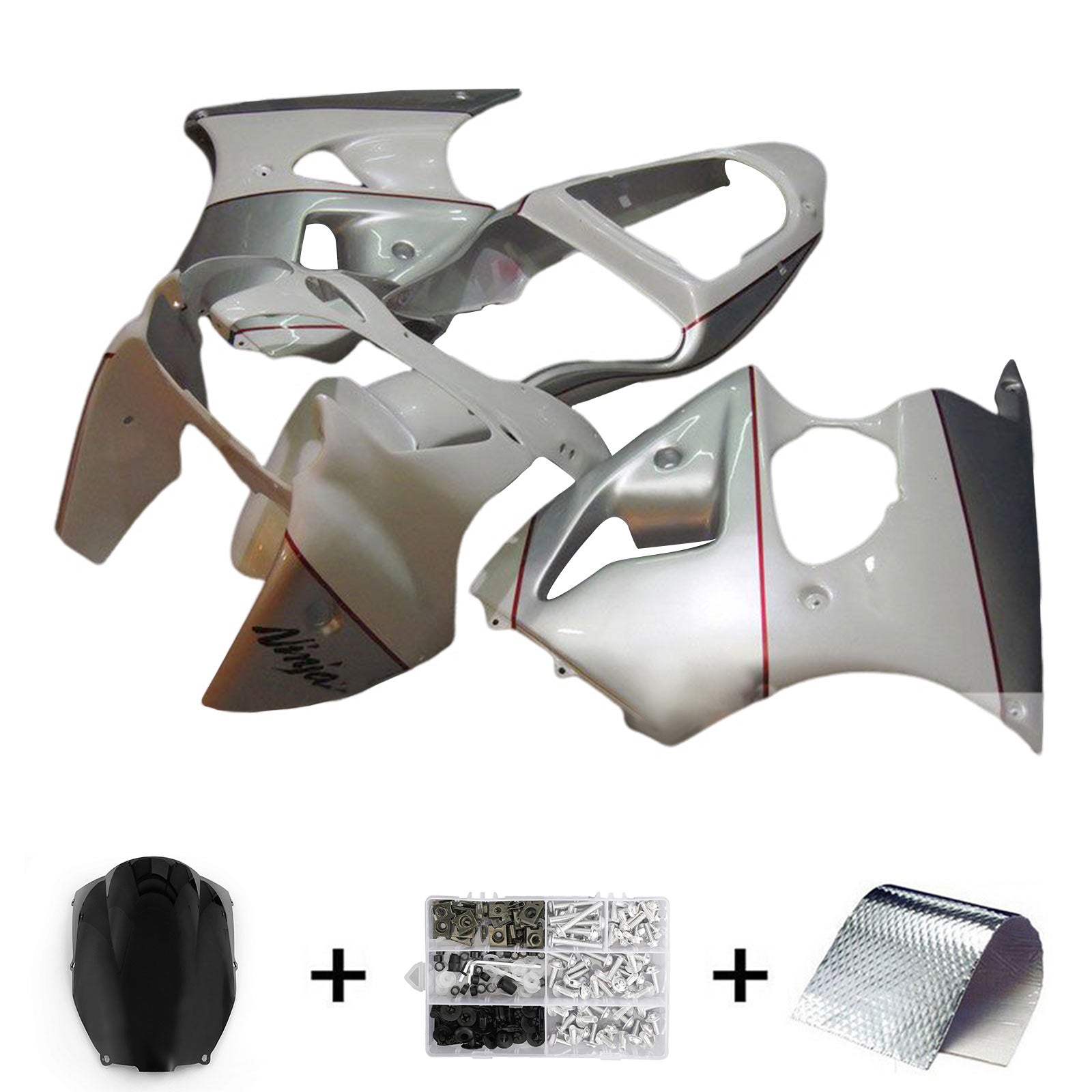 Kawasaki ZX6R 636 2000-2002 ZZR600 2005-2008 Fairing Kit Bodywork