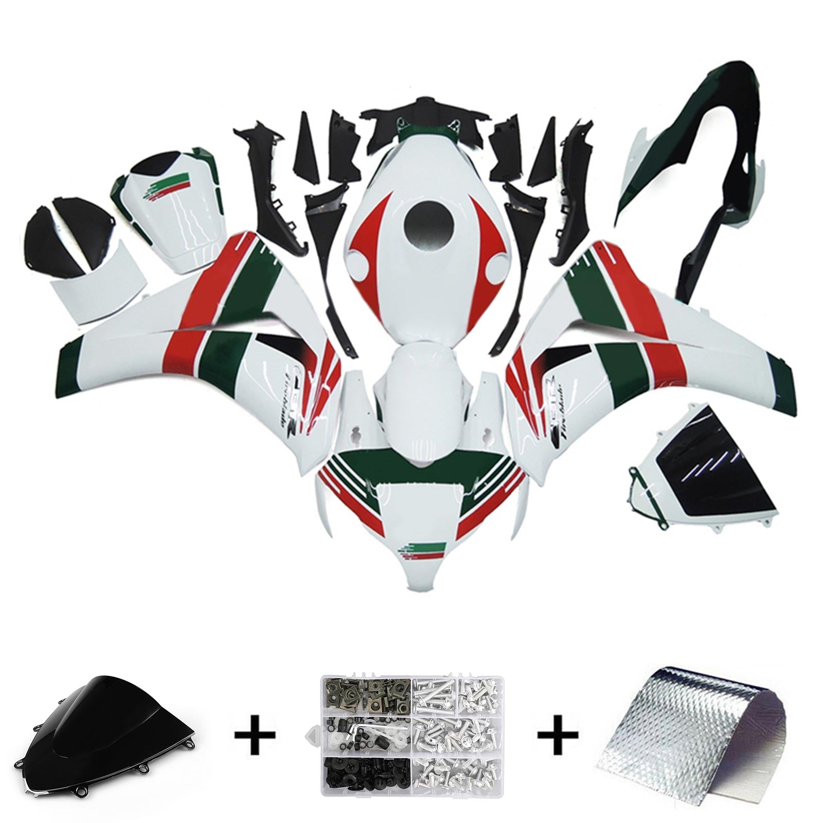 Honda CBR1000RR 2008-2011 Kit Carenado Carrocería Plástico ABS