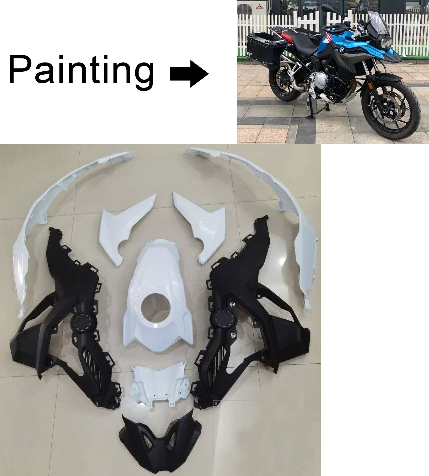 BMW F750GS F850GS 2018-2022 Kit Carenado Carrocería