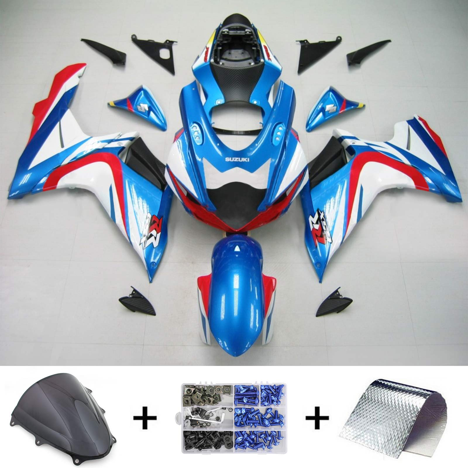 Suzuki GSXR 600/750 2011-2024 K11 Fairing Kit Bodywork Plastic ABS