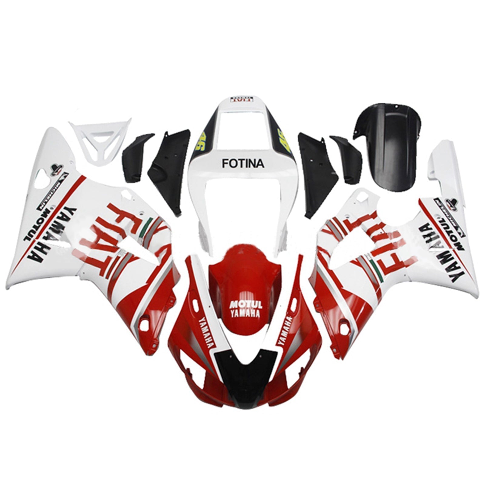 Yamaha YZF 1000 R1 1998-1999 Fairing Kit Bodywork Plastic ABS