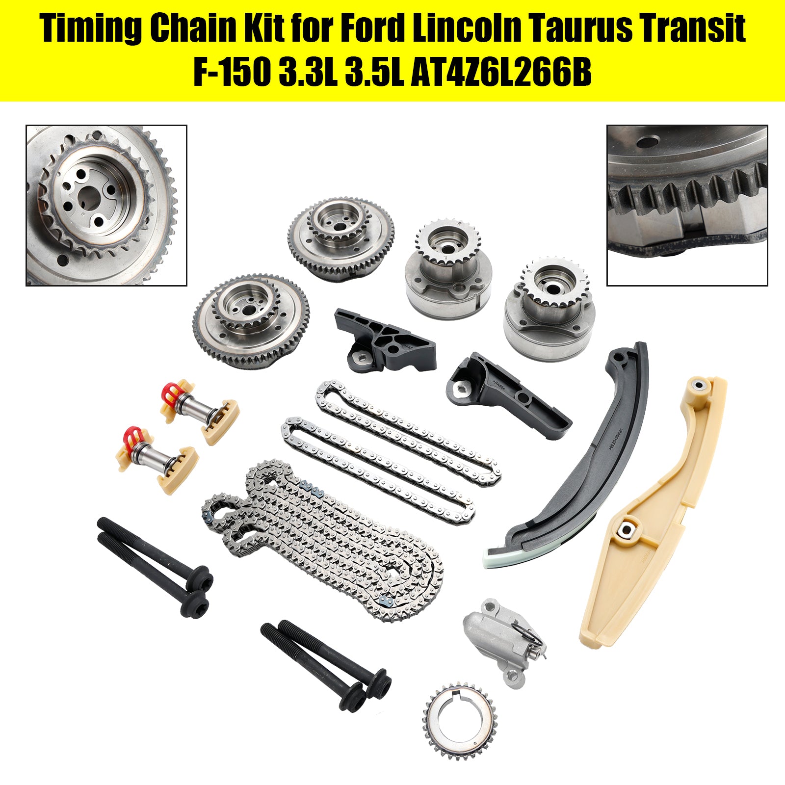 2011-2018 Lincoln MKX 3.5L/3.7L Timing Chain Kit AT4Z6L266B