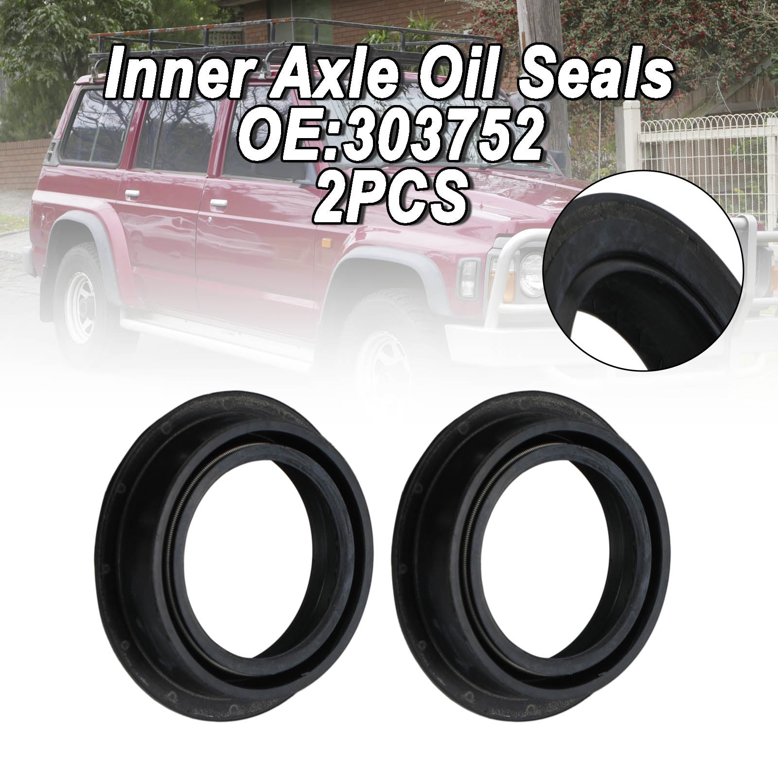 1987-1997 Nissan Patrol GR (Y60) Patrol GQ Patrol Safari Front Inner Axle Oil Seals 303752 40533-01J00