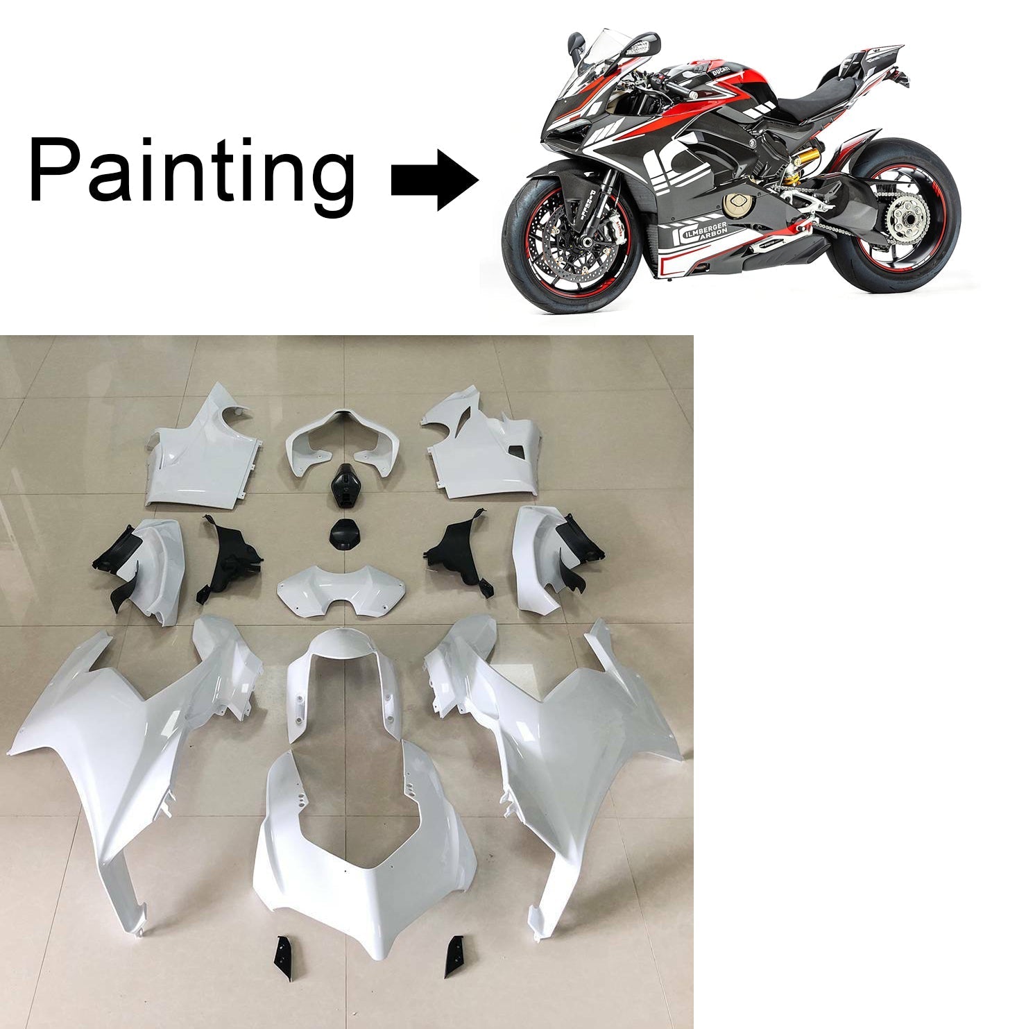 Ducati Panigale V4 V4S V4SP 2018-2019 Fairing Kit Bodywork