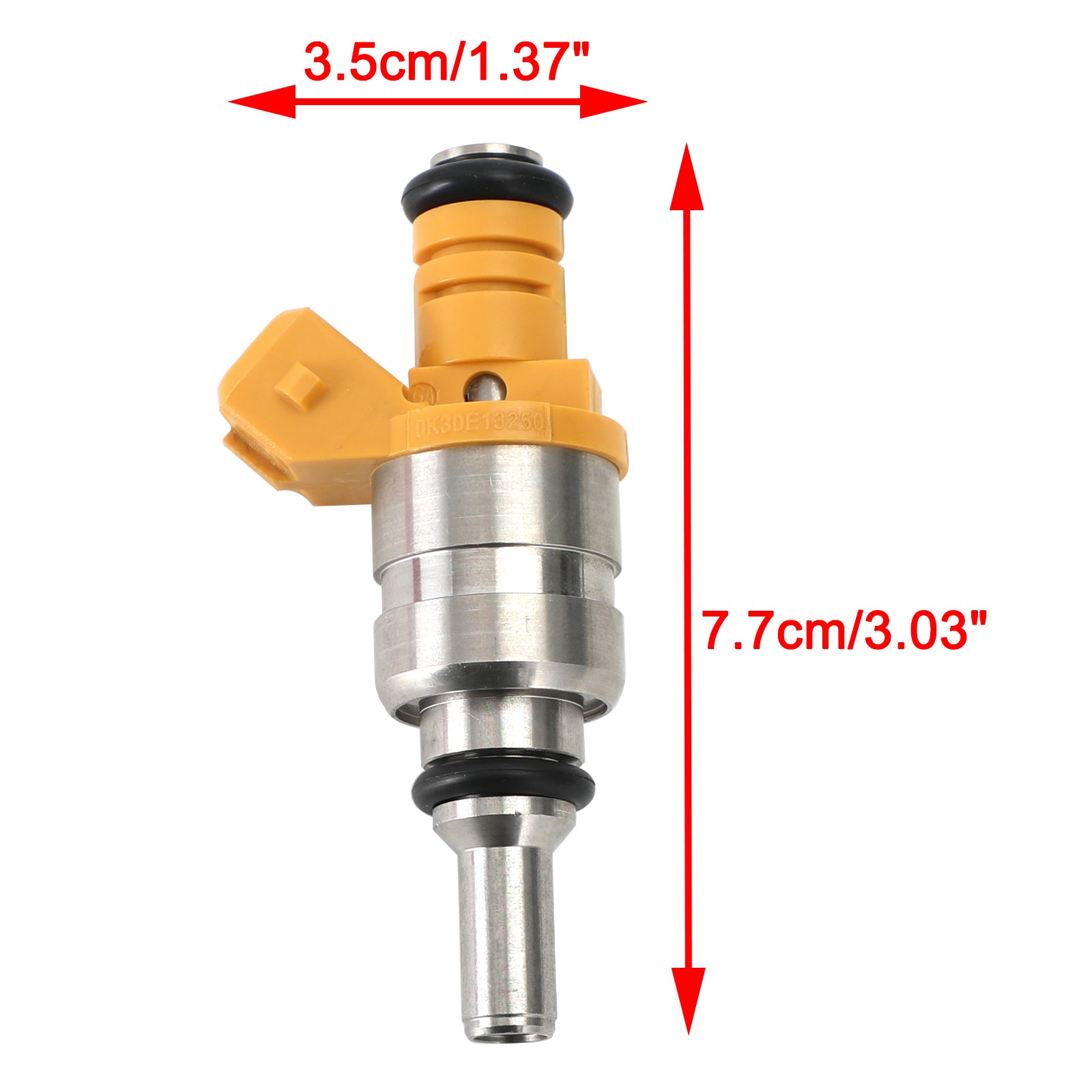 4 inyectores de combustible 0K30E13250 para Kia Rio 1.6L L4 2001-2005 FJ640 genérico