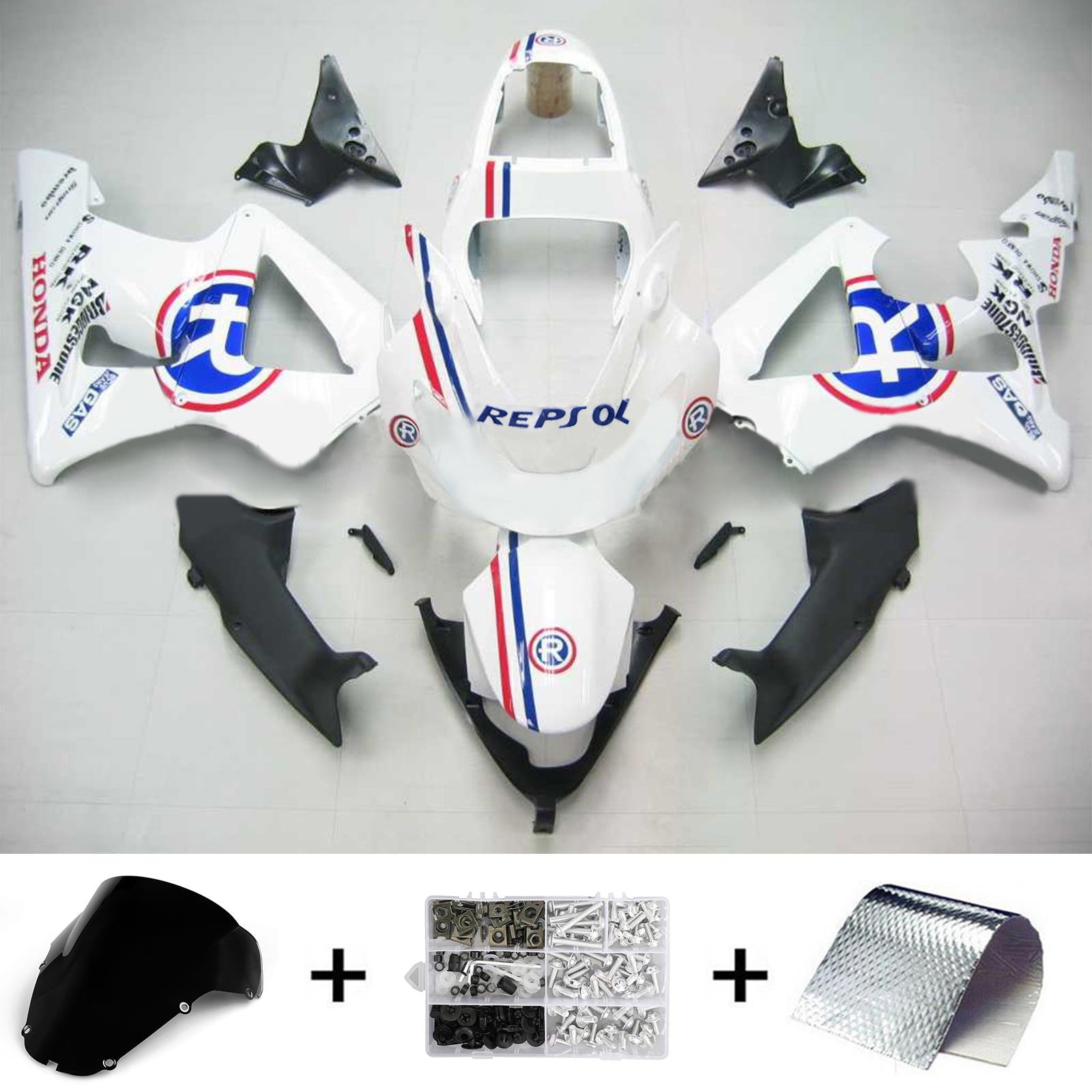 Honda CBR929RR 2000-2001 Fairing Kit Bodywork Plastic ABS