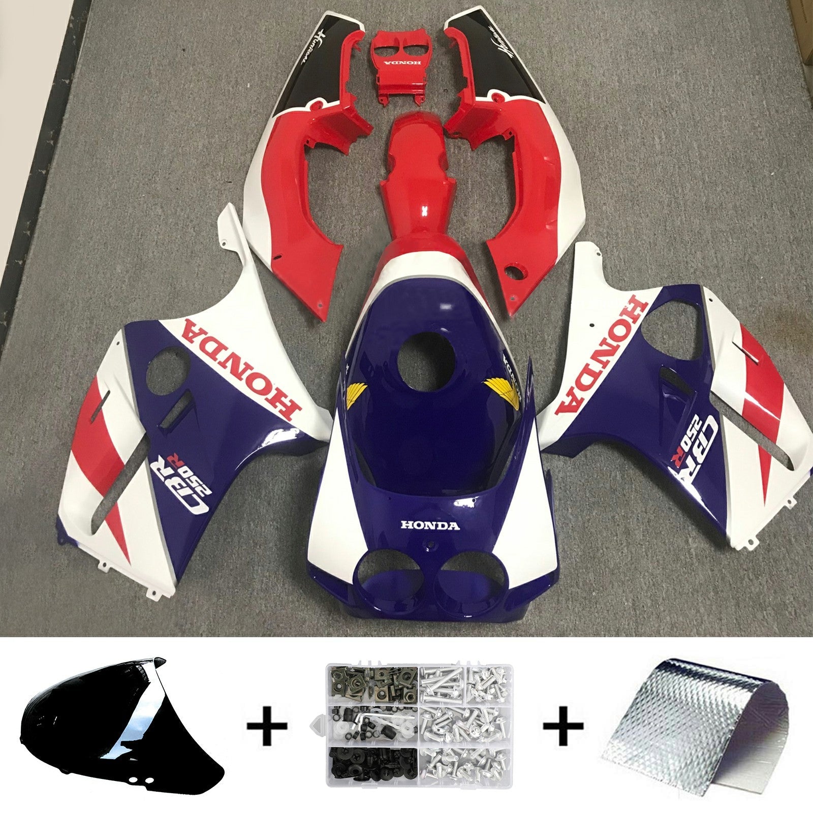 Honda CBR250RR MC22 1990-1998 Kit Carenado Carrocería Plástico ABS