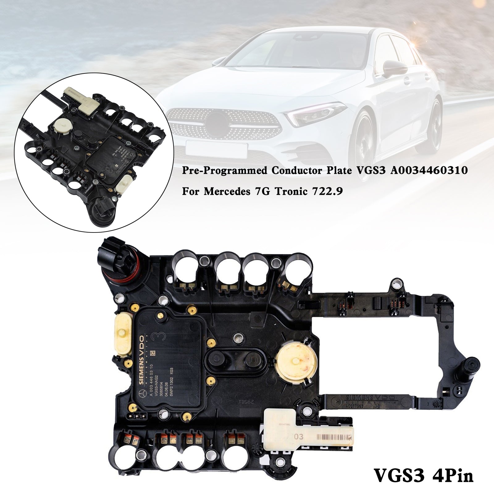 Pre-Programmed Conductor Plate VGS3 A0034460310 For Mercedes 7G Tronic 722.9