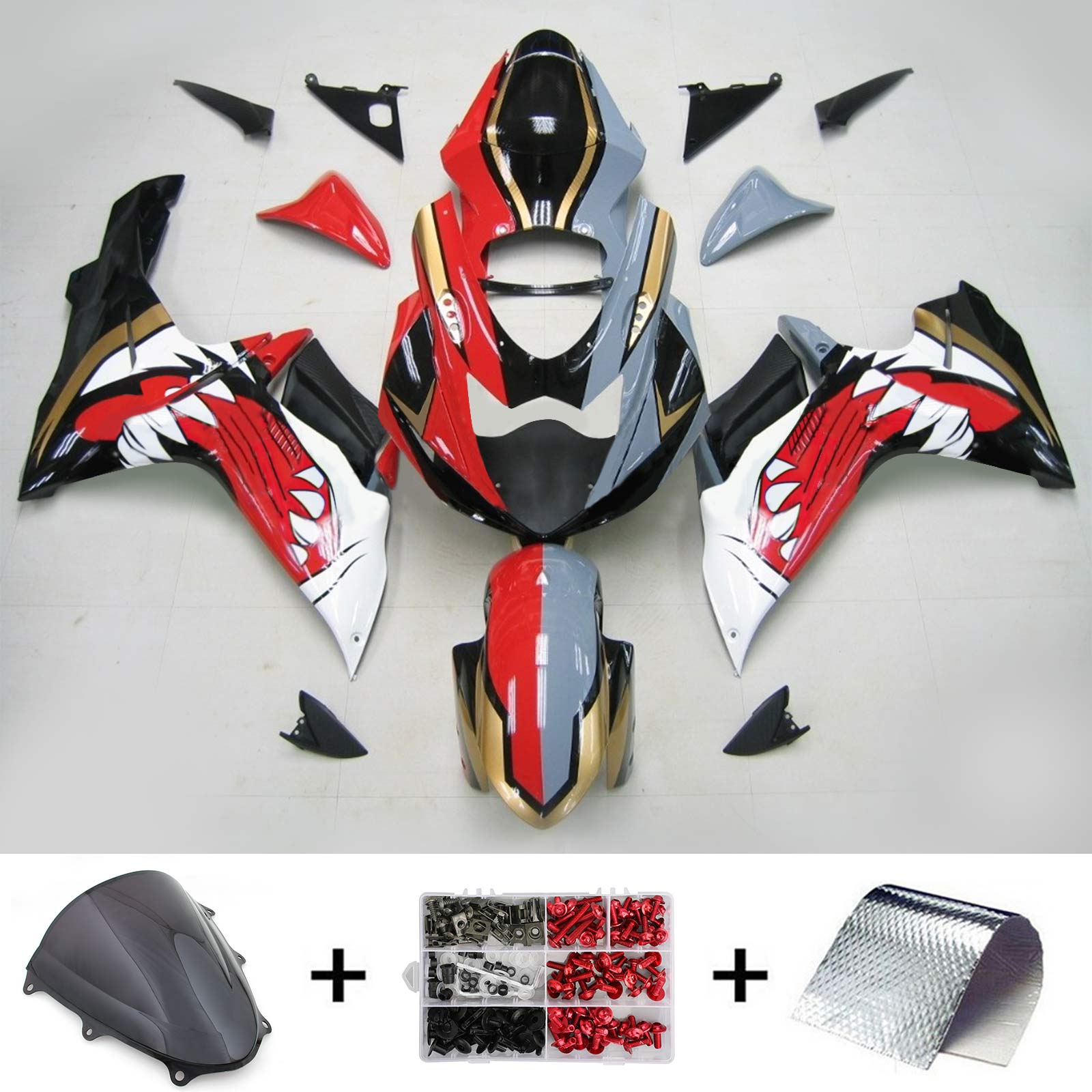 Suzuki GSXR 600/750 2011-2024 K11 Fairing Kit Bodywork Plastic ABS