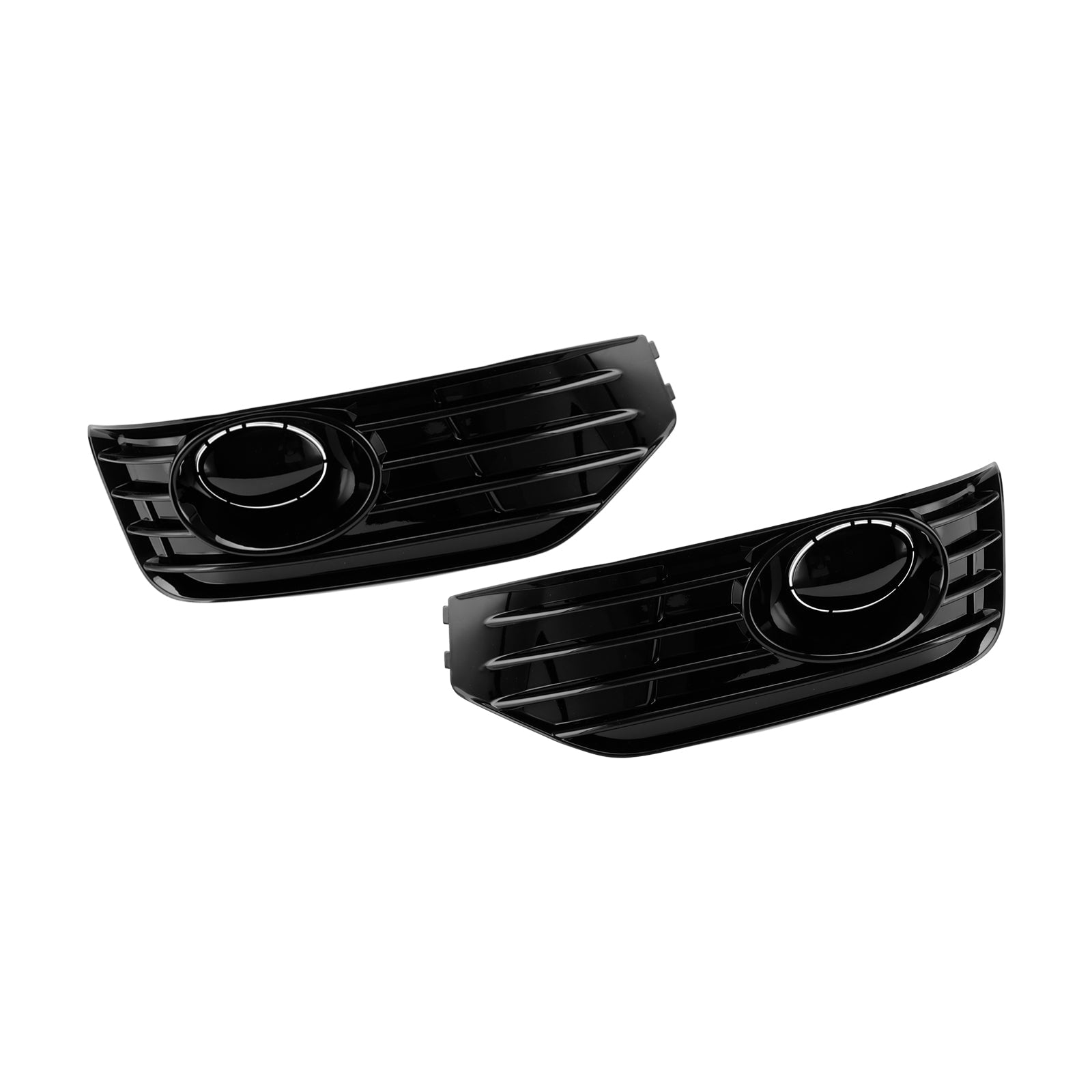 VW T5 T5.1 2010-2015 Cubierta de luz antiniebla Inserto S-line Grill Negro brillante