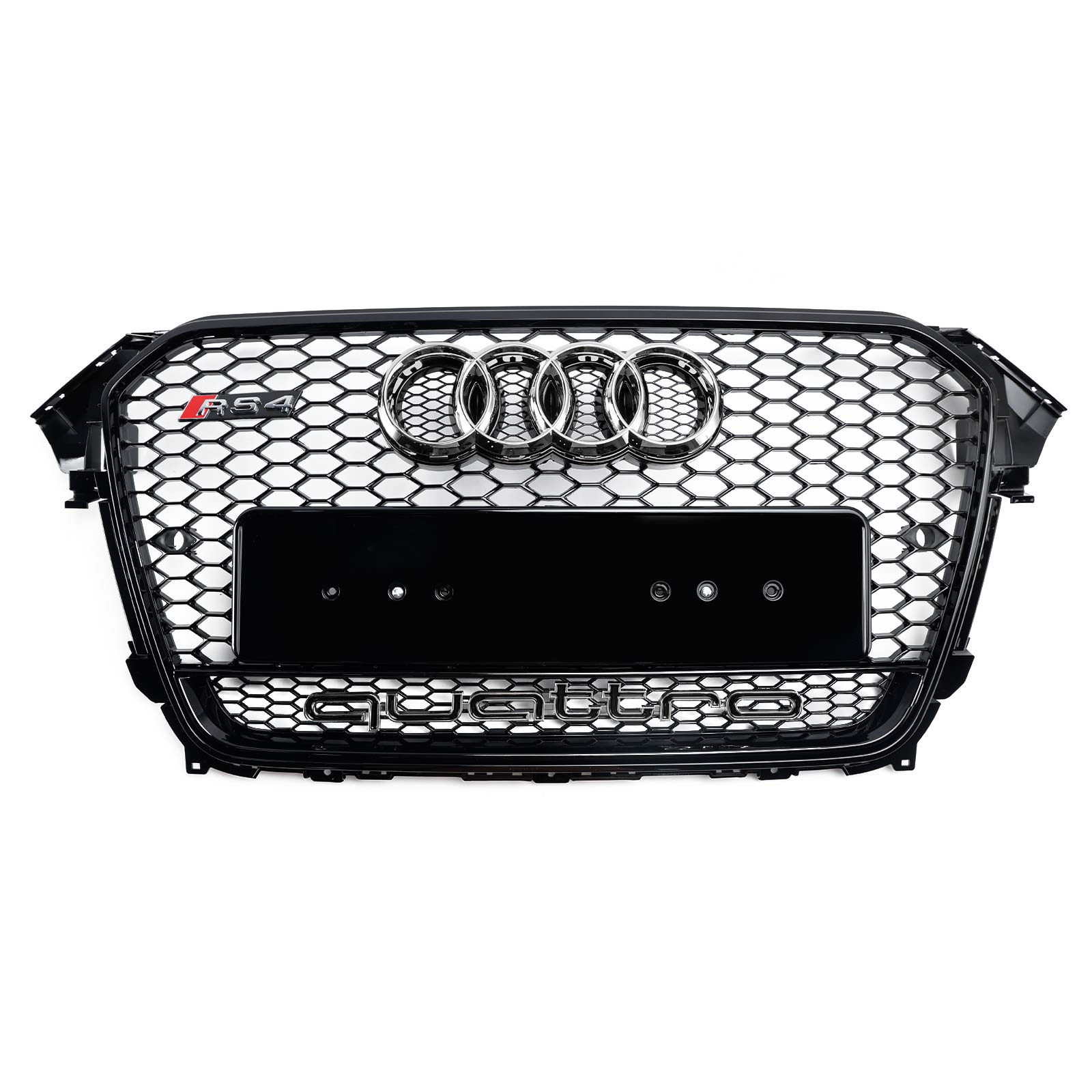 Audi A4 S4 B8.5 2013-2016 w/ Quattro RS4 Style Front Bumper Grill Grille