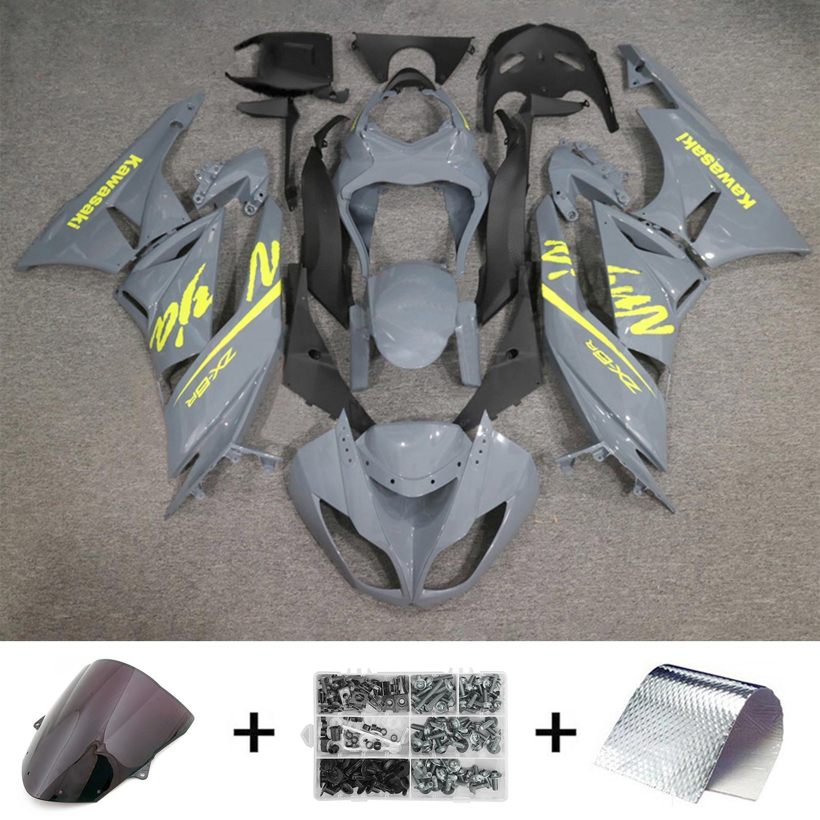 Kawasaki ZX6R 636 2009-2012 Kit Carenado Carrocería Plástico ABS