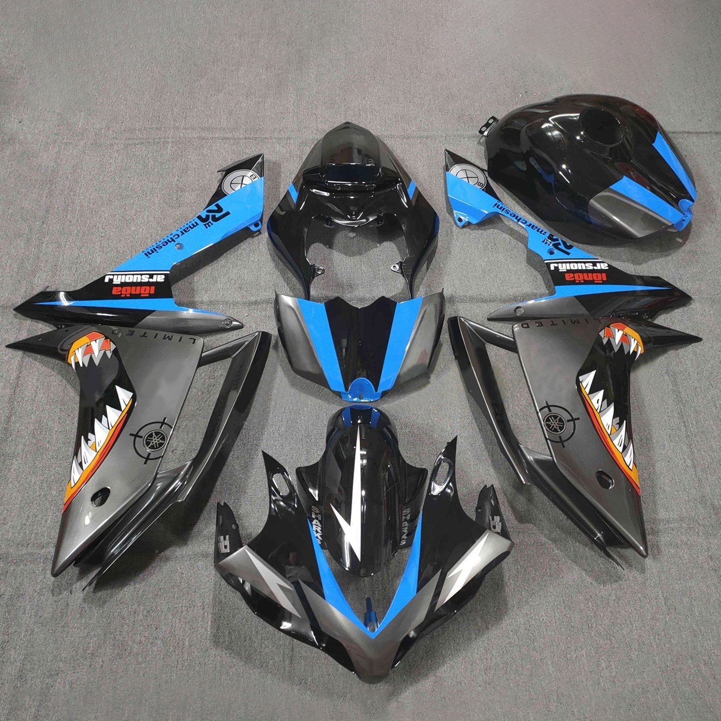 Yamaha YZF 1000 R1 2007-2008 Kit Carenado Carrocería Plástico ABS