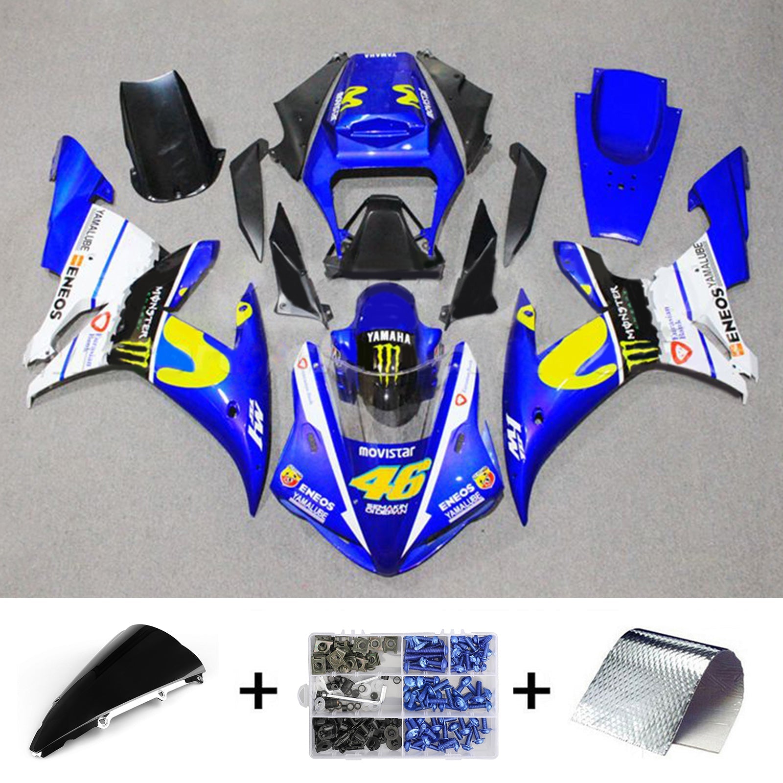 Kit Carenado Yamaha YZF-R1 2002-2003 Carrocería Plástico ABS