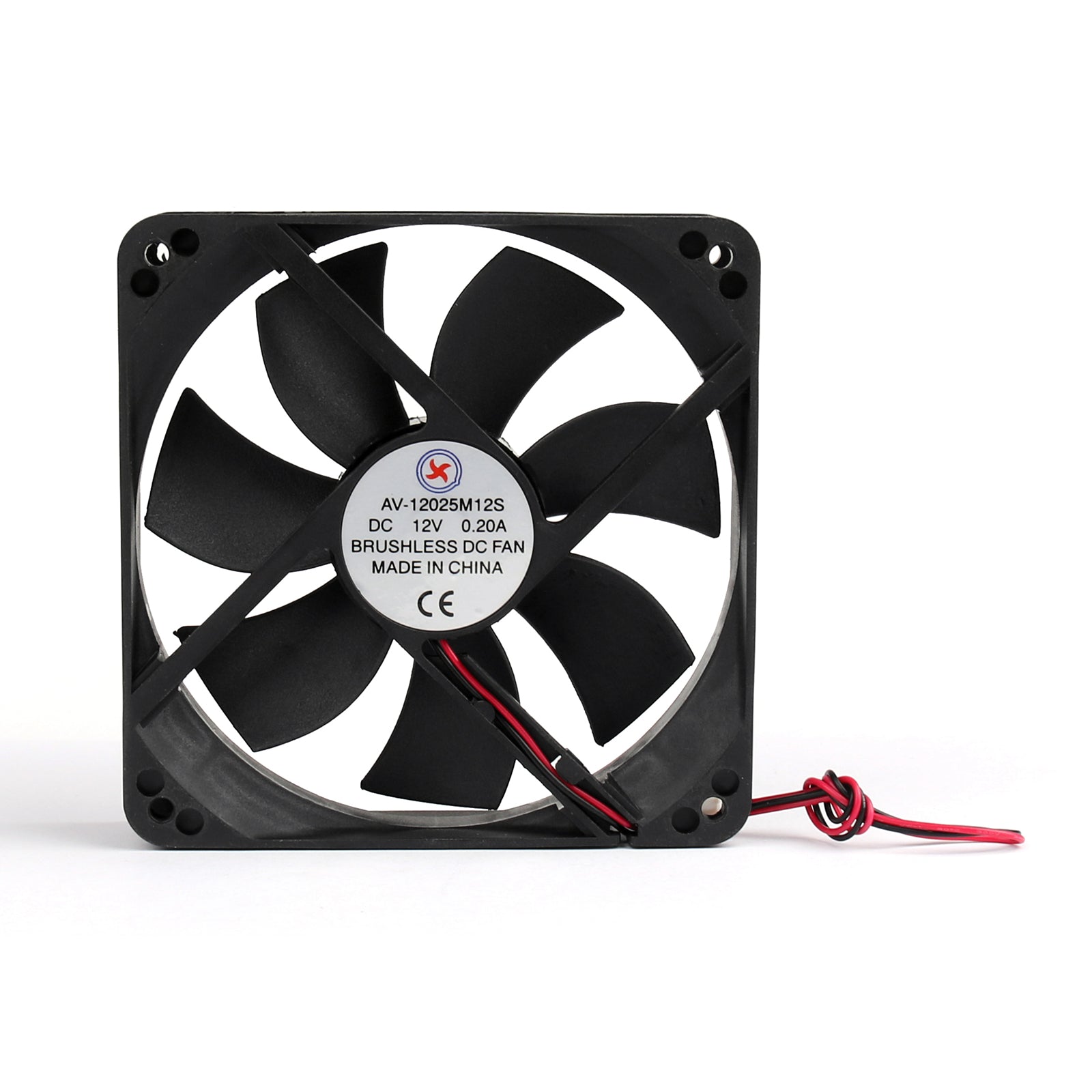 DC Brushless Cooling PC Computer Fan 12V 12025s 120x120x25mm 0.2A 2 Pin