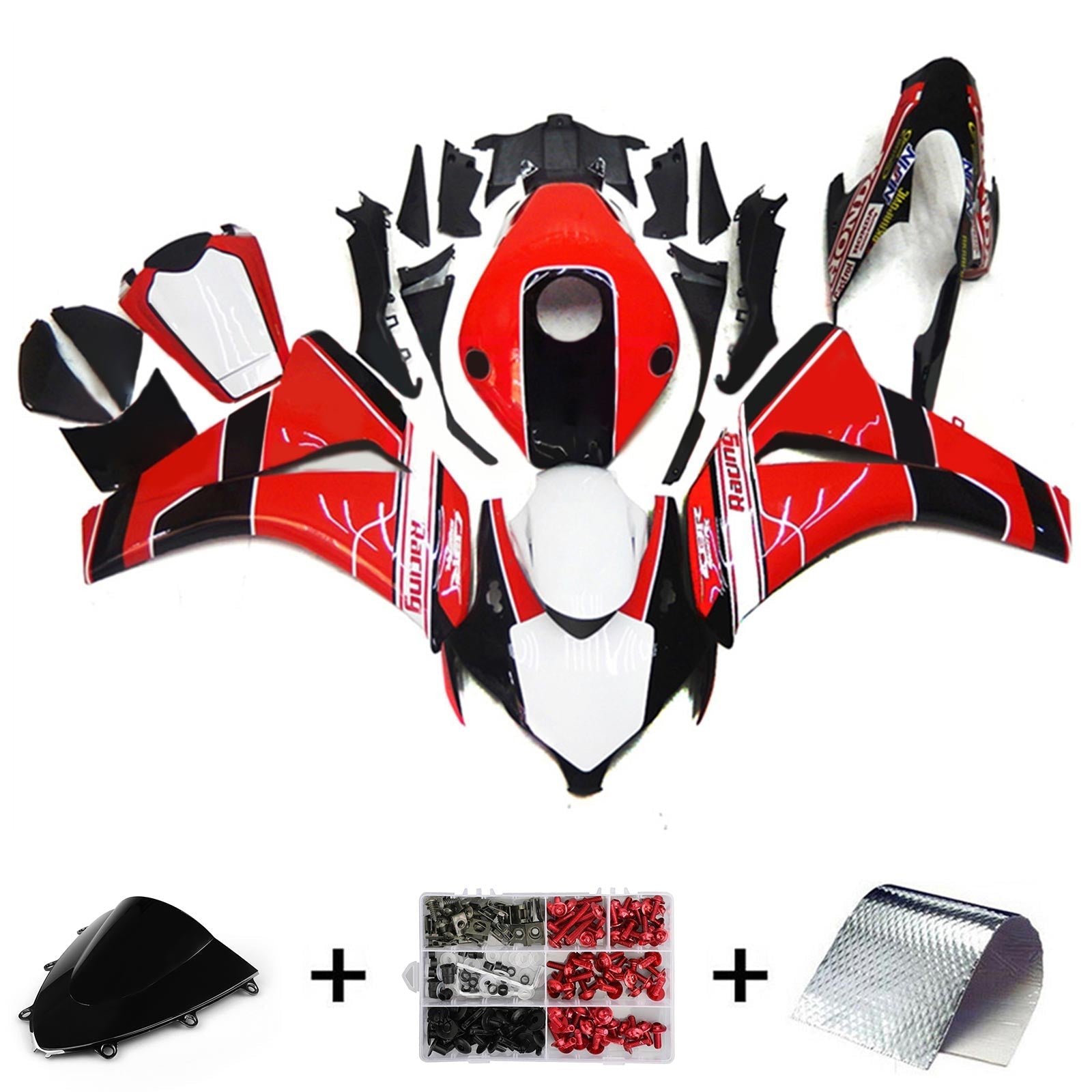 Honda CBR1000RR 2008-2011 Kit Carenado Carrocería Plástico ABS