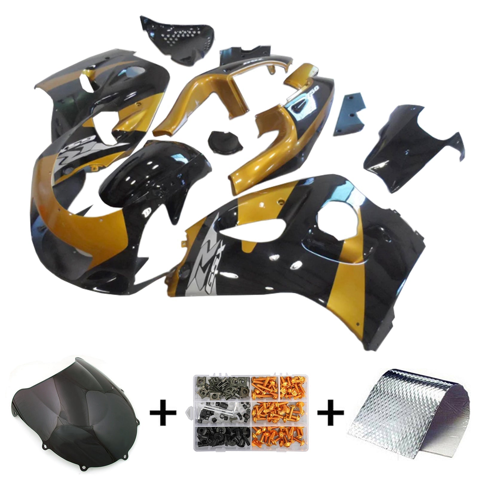 Amotopart Suzuki GSXR600 1996-2000 GSXR750 1996-1999 Fairing Kit Bodywork