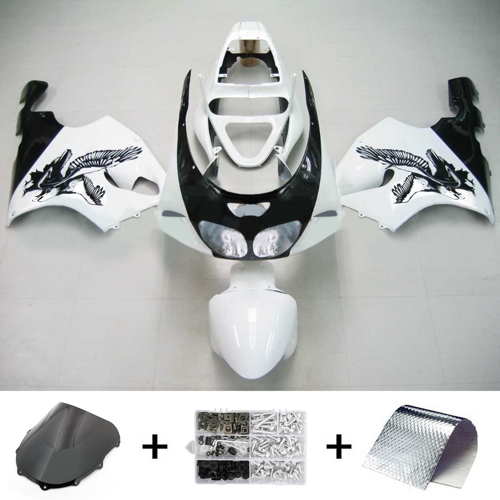 Kawasaki ZX7R 1996-2003 Fairing Kit Bodywork Plastic ABS