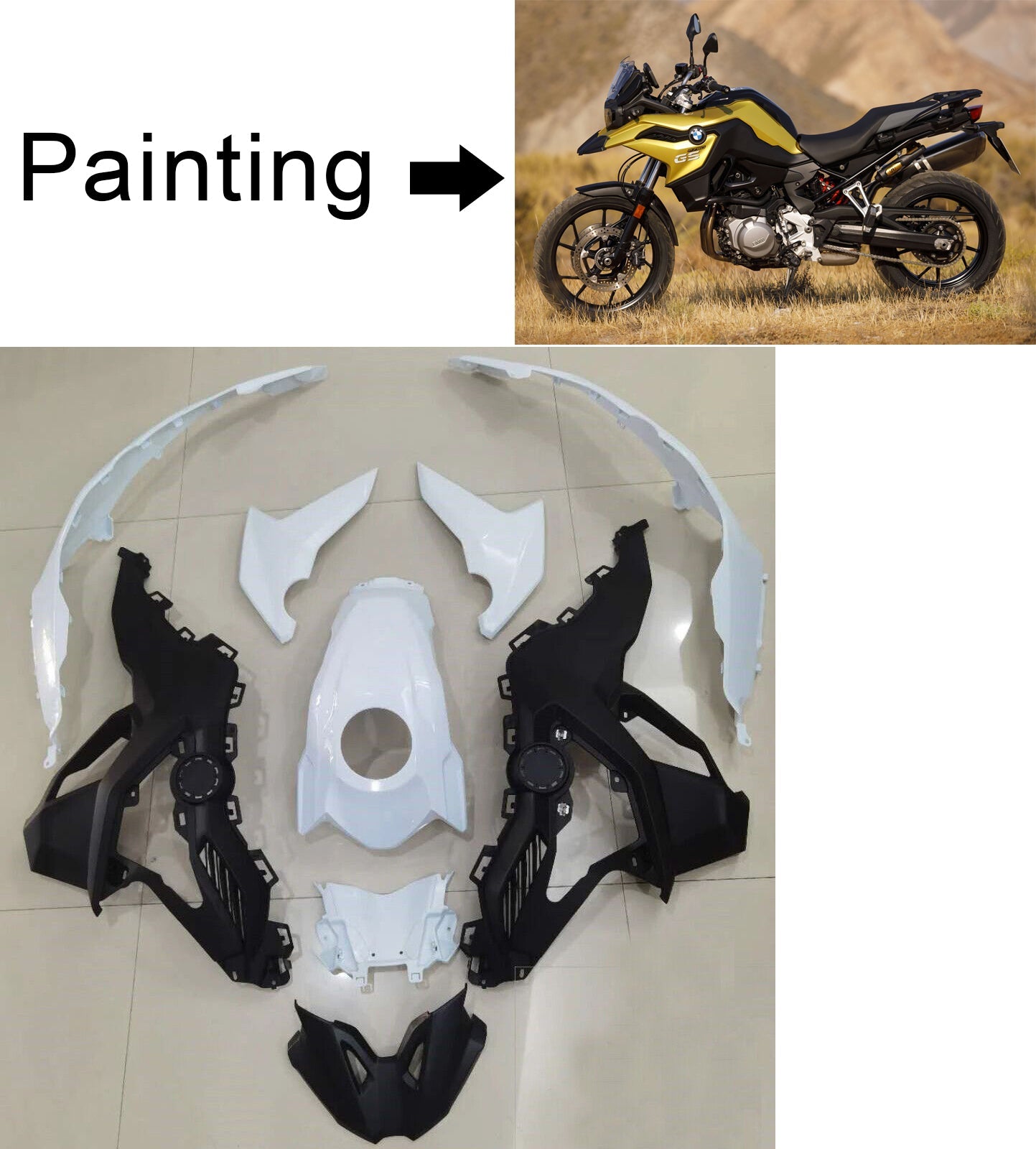 BMW F750GS F850GS 2018-2022 Kit Carenado Carrocería