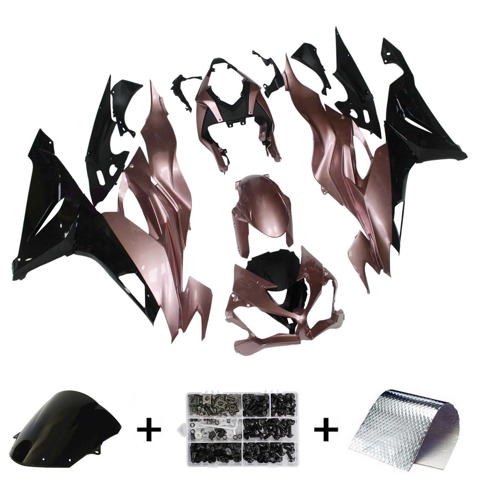 Kawasaki ZX6R 2019-2023 Fairing Kit Bodywork Plastic ABS