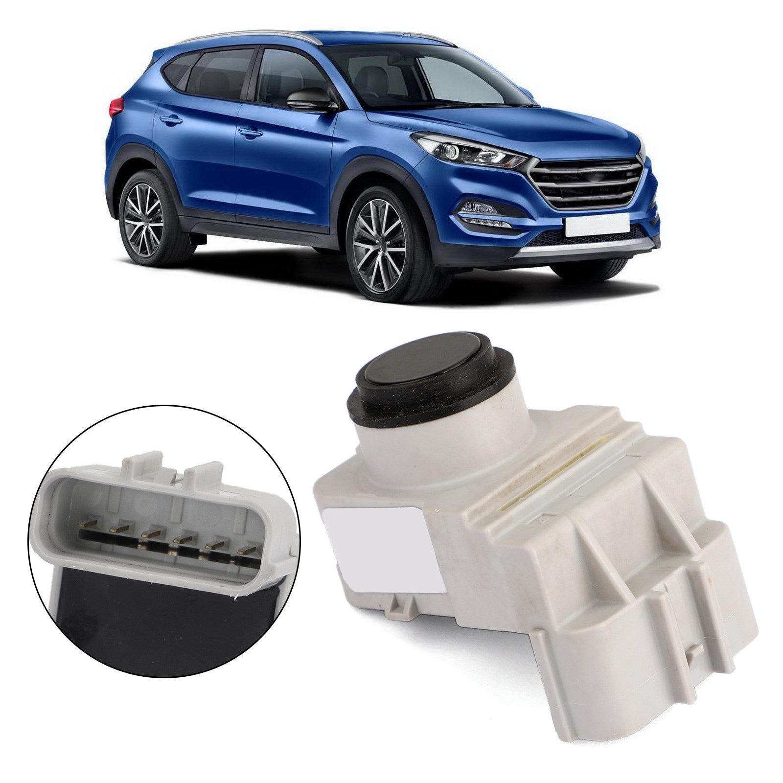 1 Sensor de asistencia de estacionamiento de respaldo compatible con 95720-2S000 Hyundai Tucson IX35 genérico