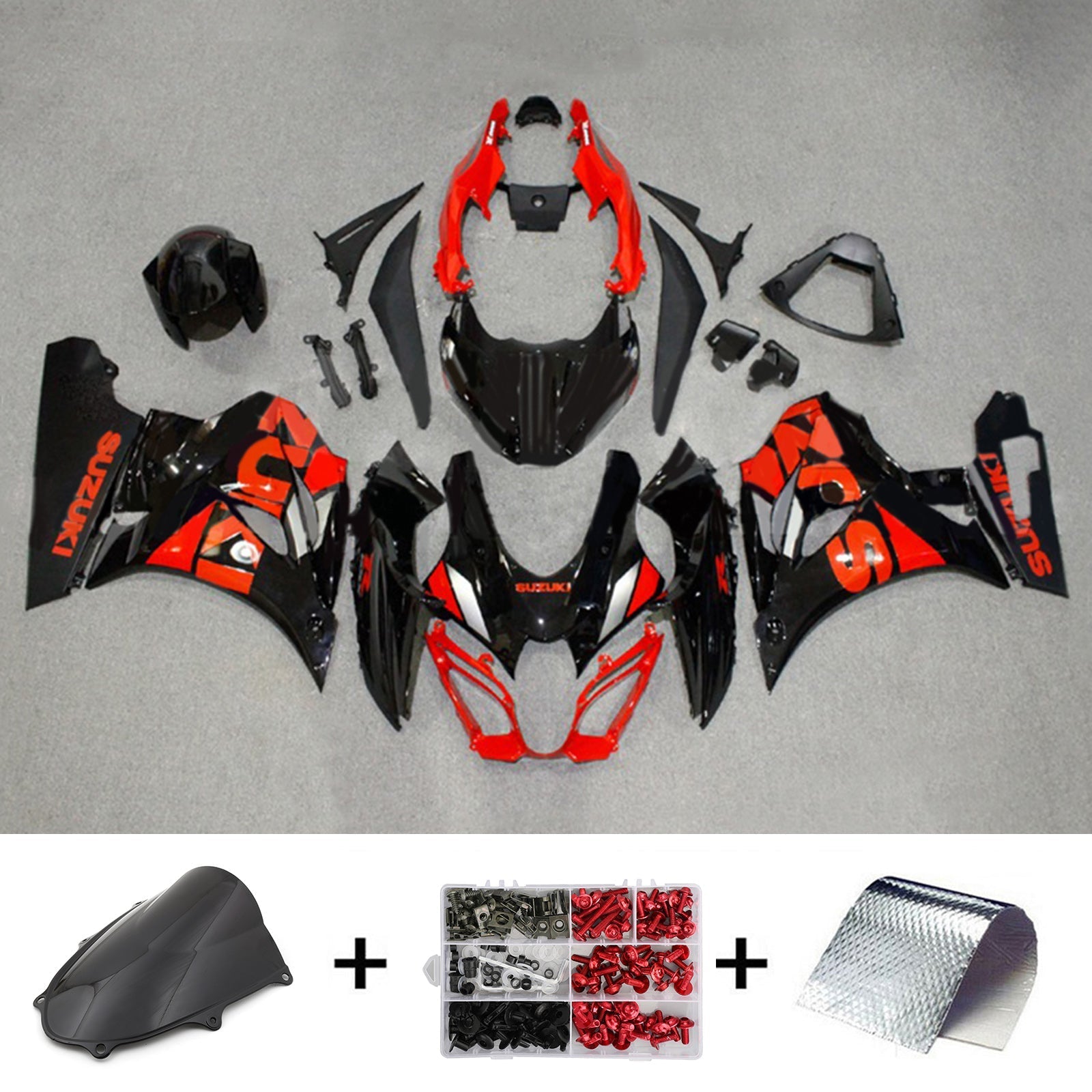 Suzuki GSXR1000 2017-2024 K17 Fairing Kit Bodywork Plastic ABS