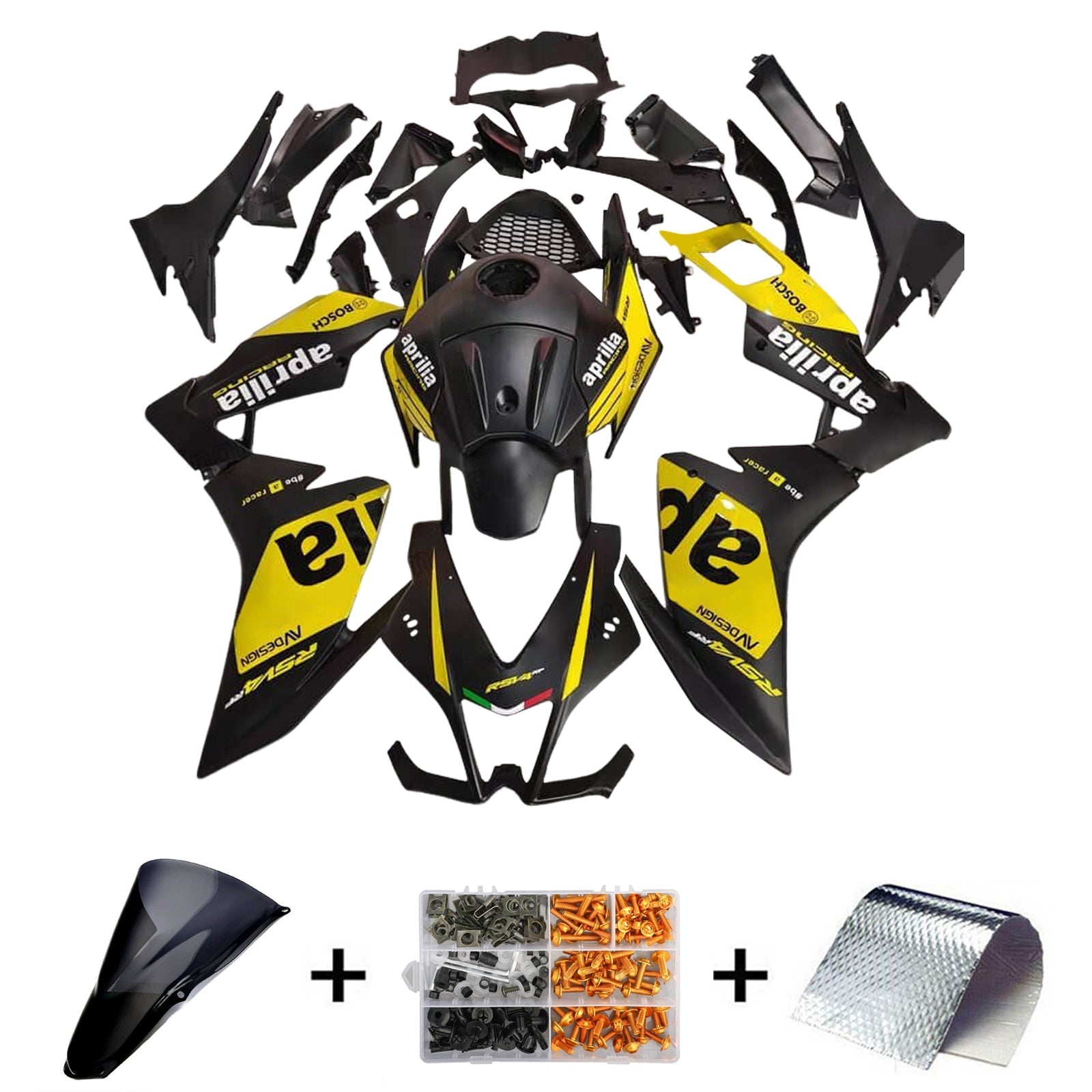 Amotopart Aprilia RS4 125 50 2012-2016 Fairing Kit Bodywork