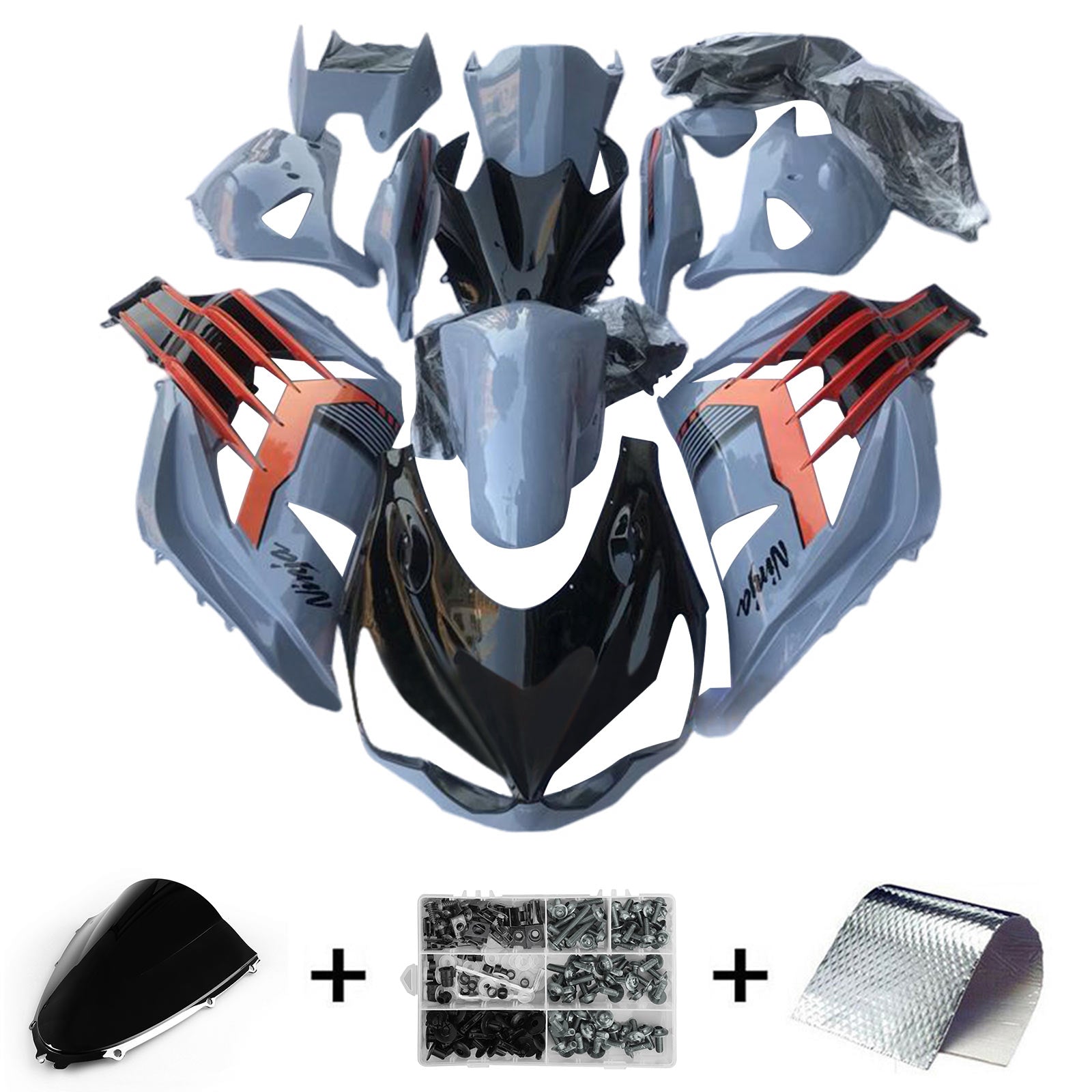 Kit Carenado Kawasaki ZX14R ZZR1400 2012-2022 Carrocería