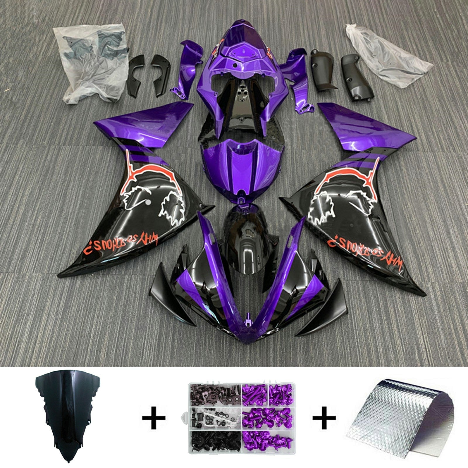 Yamaha YZF 1000 R1 2009-2011 Kit Carenado Carrocería Plástico ABS