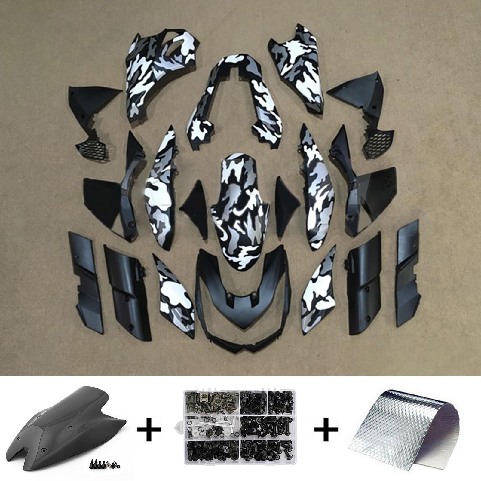 Kit Carenado Kawasaki Z1000 2010-2013 Carrocería Plástico ABS