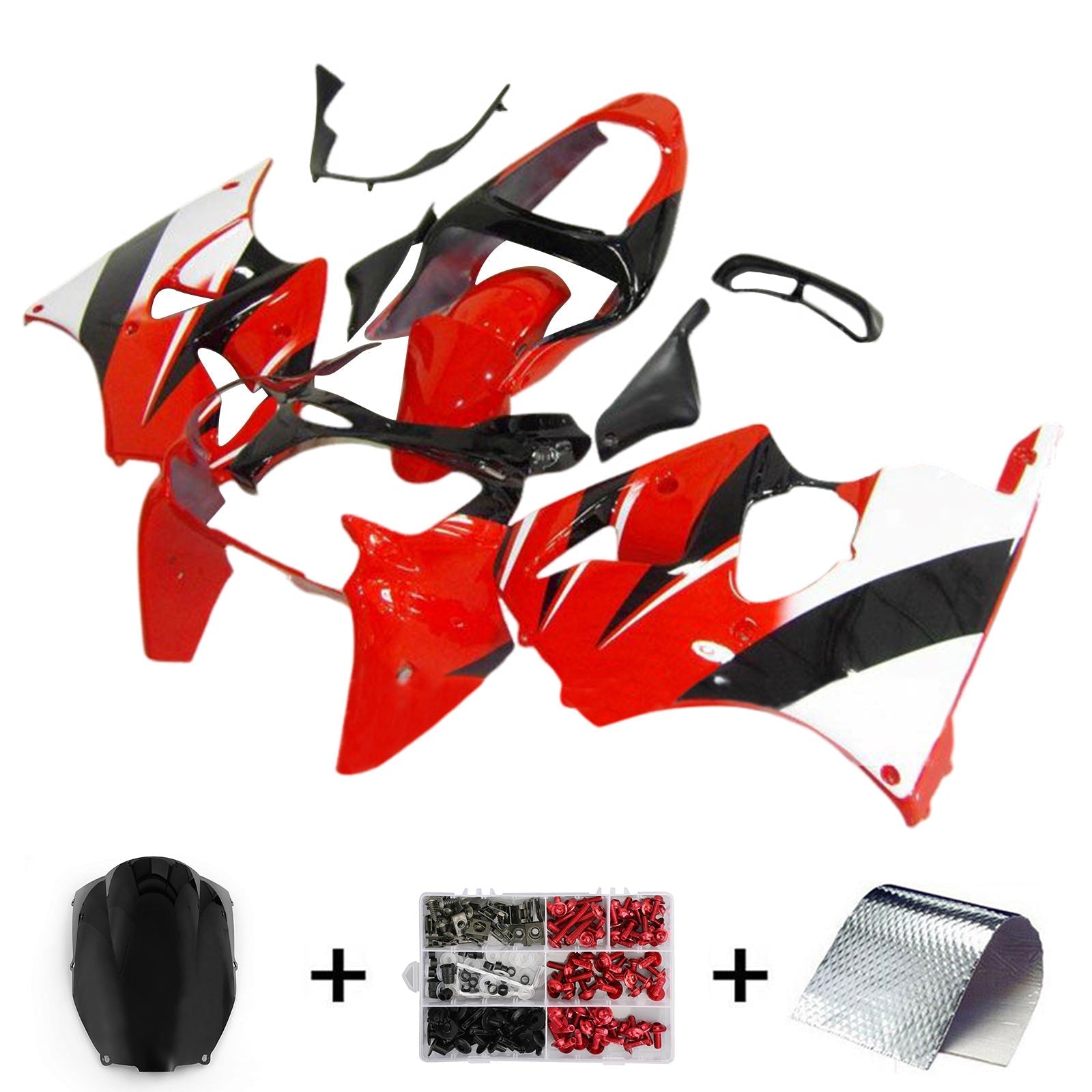 Kawasaki ZX6R 636 2000-2002 ZZR600 2005-2008 Fairing Kit Bodywork