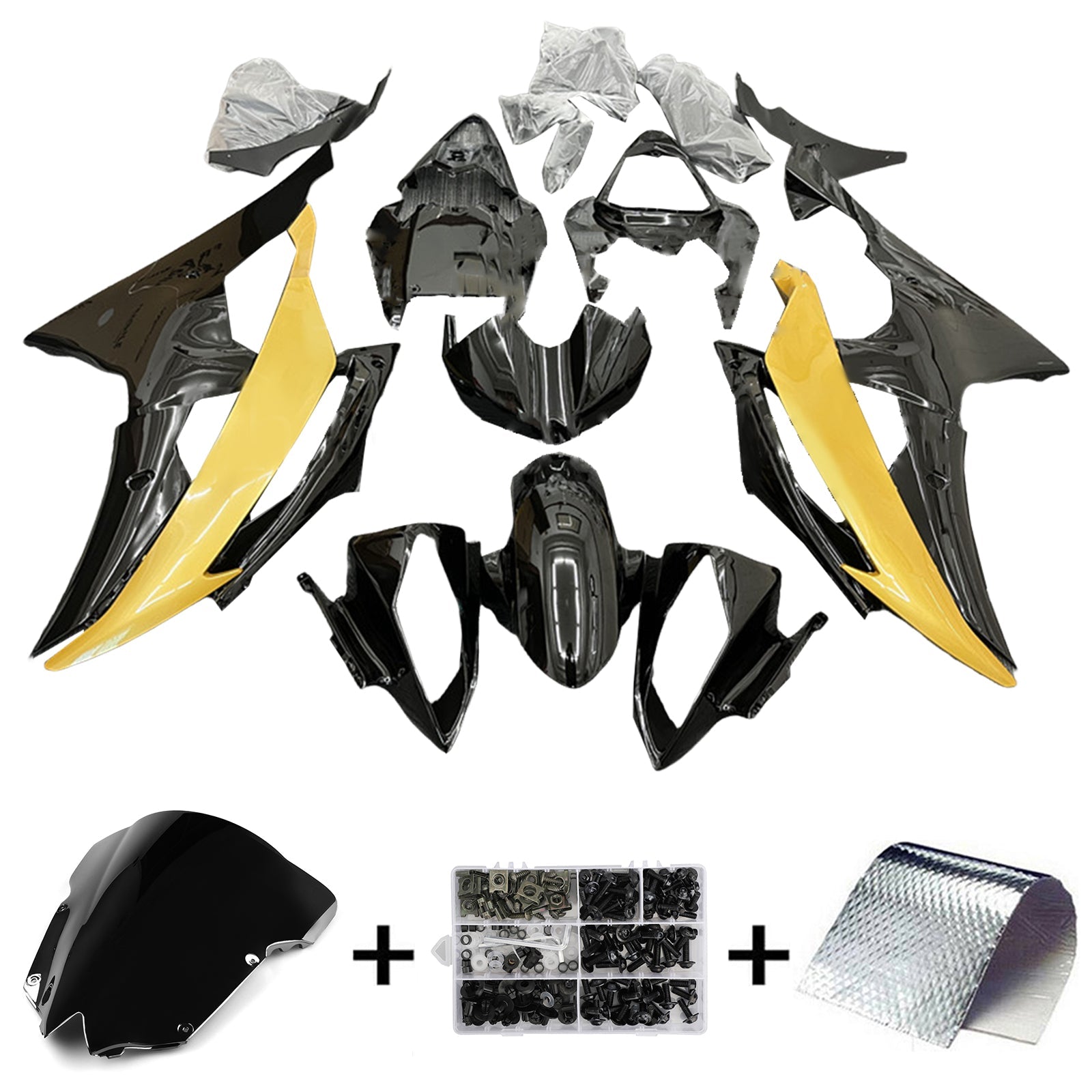 Yamaha YZF 600 R6 2008-2016 Kit Carenado Carrocería Plástico ABS