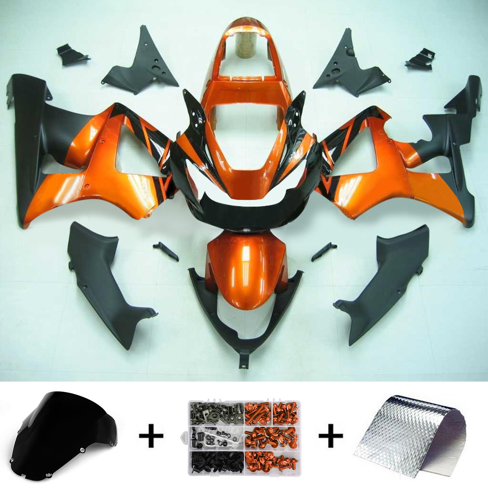 Honda CBR929RR 2000-2001 Fairing Kit Bodywork Plastic ABS