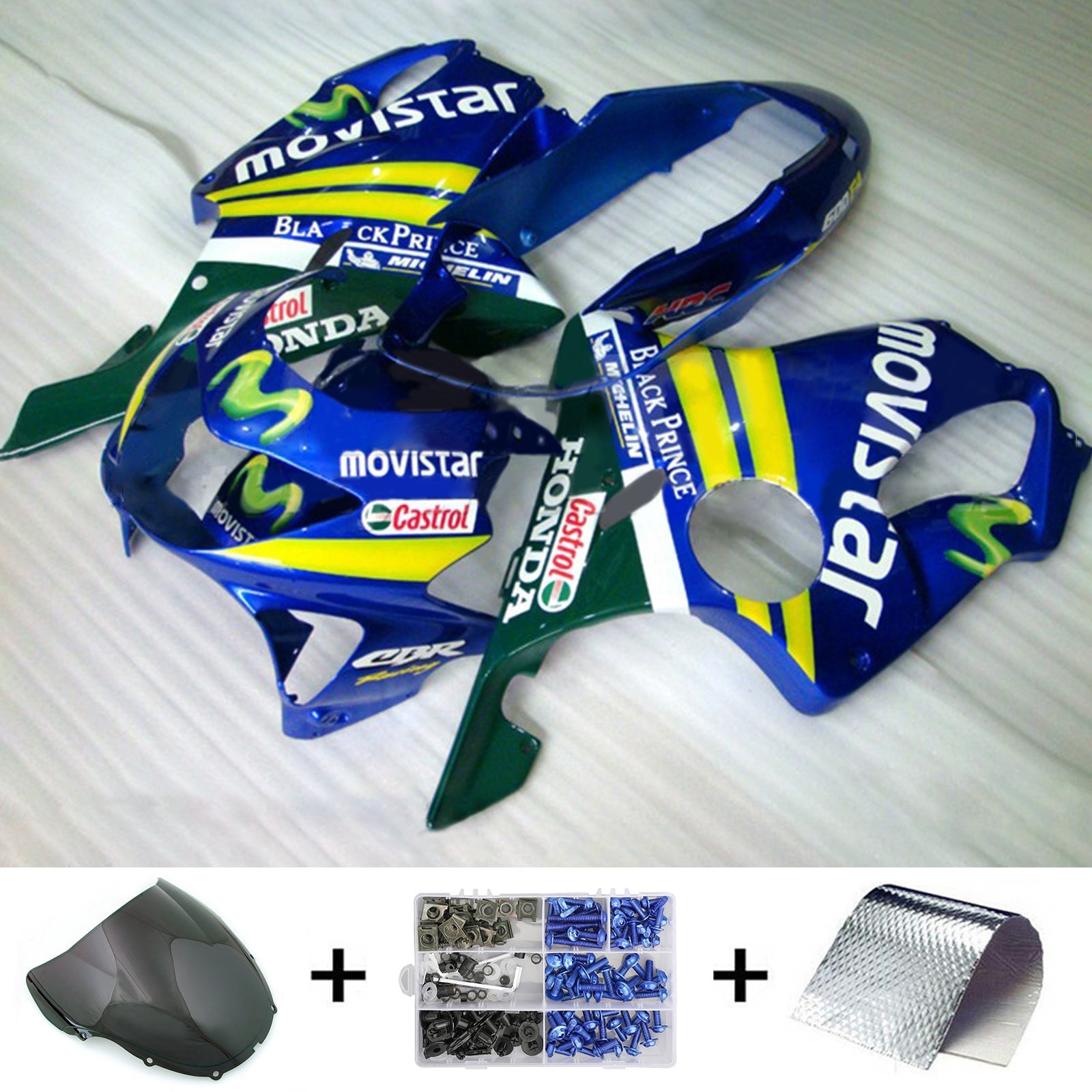 Honda CBR600 F4 1999-2000 Kit Carenado Carrocería Plástico ABS