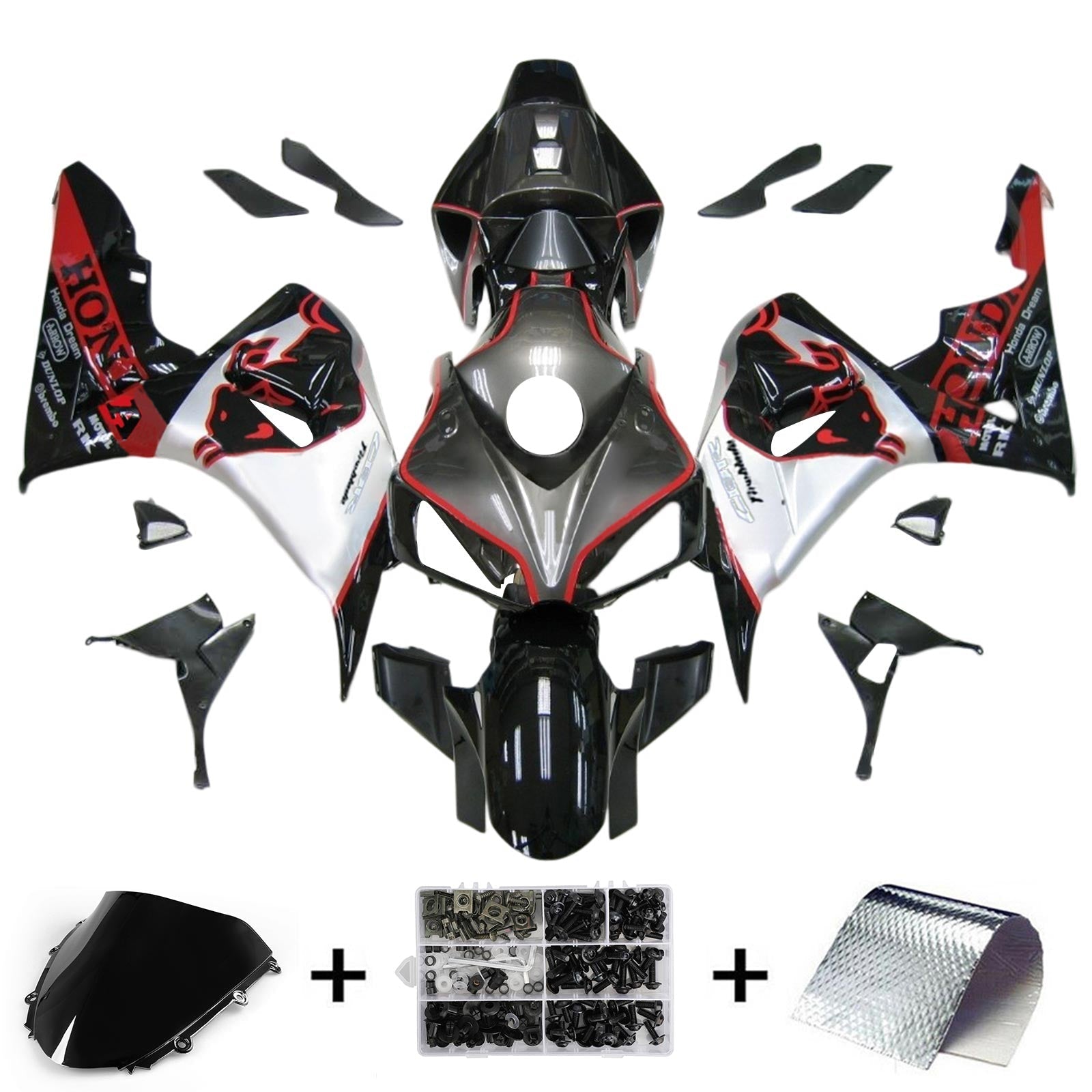 Honda CBR1000RR 2006-2007 Fairing Kit Bodywork Plastic ABS